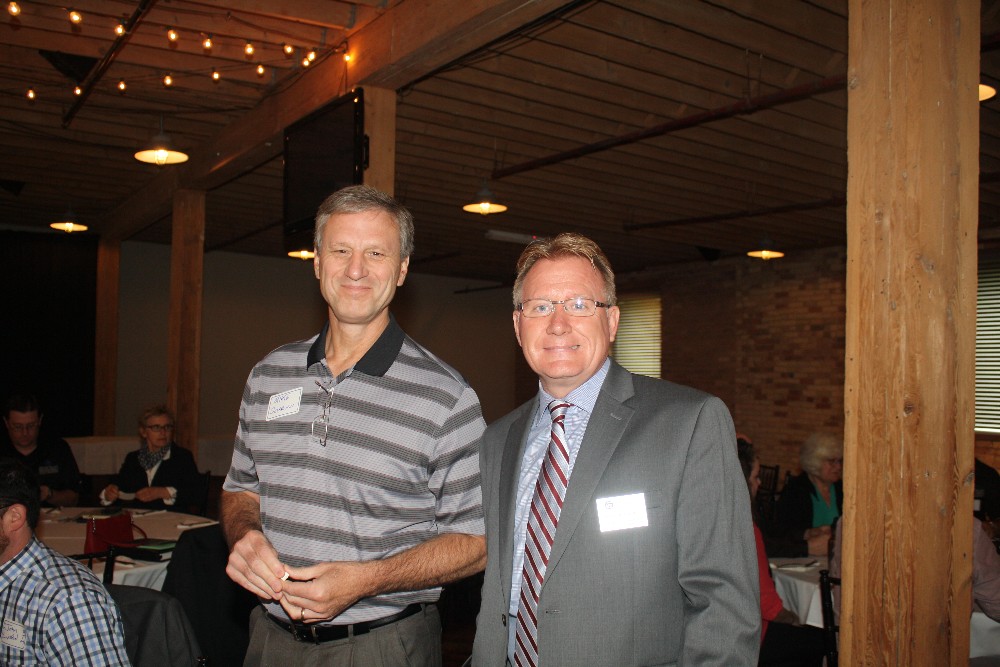 Dr. Mike Sciarini and Associate Dean Stansbie